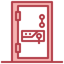 veilige deur icoon