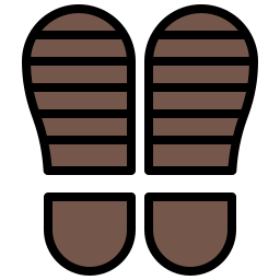 Ślad stopy ikona
