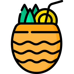 piña colada icono