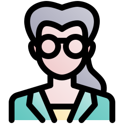 Female professor icon