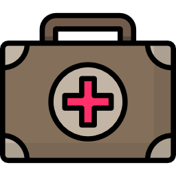 Medical kit icon