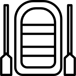 Inflatable boat icon