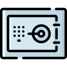 Safe deposit icon