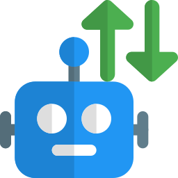 transferencia de datos icono