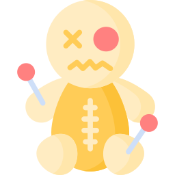 Voodoo doll icon