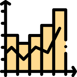 gráfico de barras Ícone