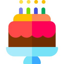 Birthday cake icon