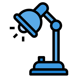 Desk lamp icon