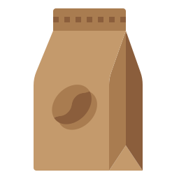 Coffee bag icon