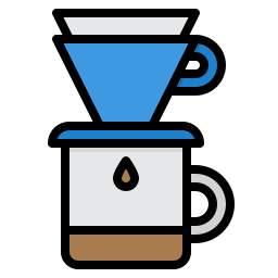 Drip glass icon