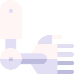 bras de robot Icône