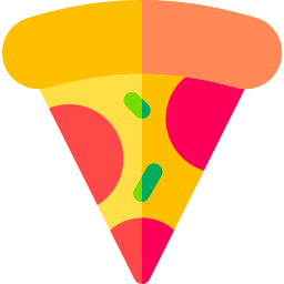 porción de pizza icono