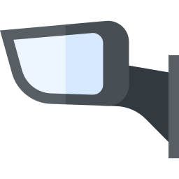 espejo retrovisor icono