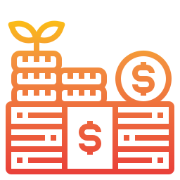 Money stack icon