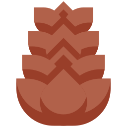 cono de pino icono