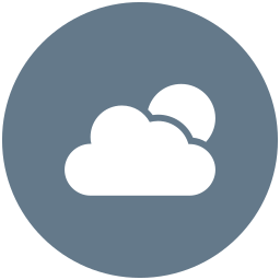 Cloudy day icon