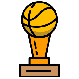 trophée de basketball Icône