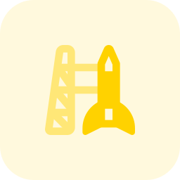 Rocket launch icon