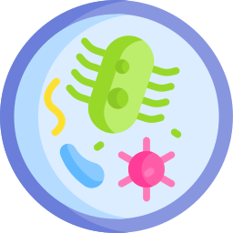 les bactéries Icône