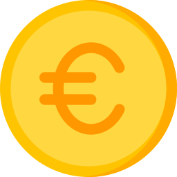 Euro coin icon