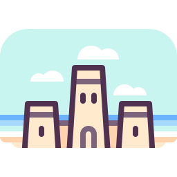 Sand castle icon