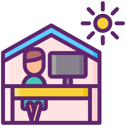 Work from home icon