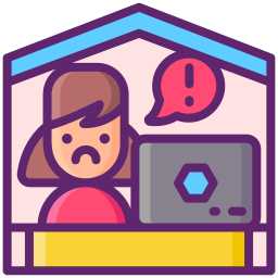 Work from home icon