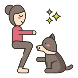 Dog training icon