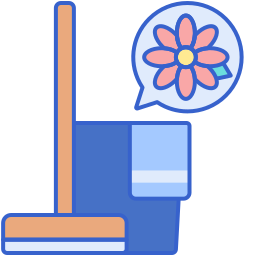 Spring cleaning icon