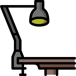 Desk lamp icon