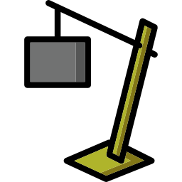 Desk lamp icon