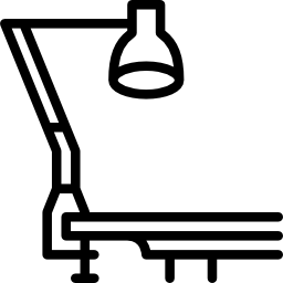 Desk lamp icon