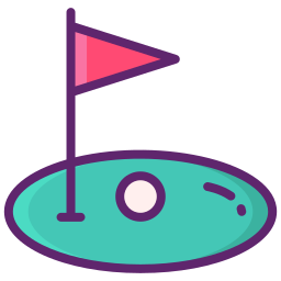 golfbaan icoon