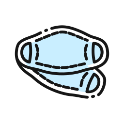 Medical mask icon