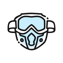 Respirator mask icon