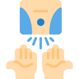 Hand dryer icon