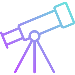 télescope Icône