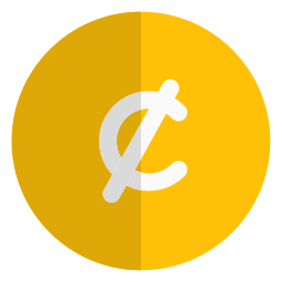 Cents symbol icon