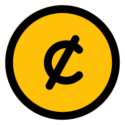 symbol centów ikona