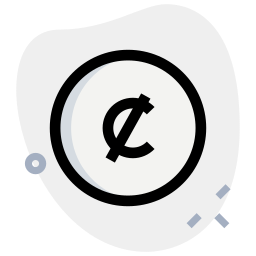 símbolo de centavos icono