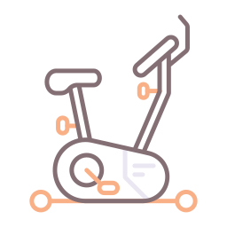 bicicleta estacionária Ícone