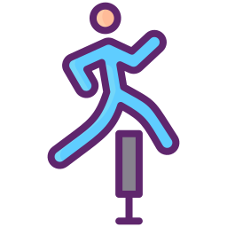 Hurdles race icon