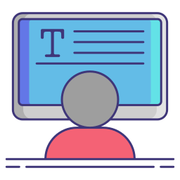 editor de texto icono