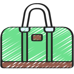 Gym bag icon