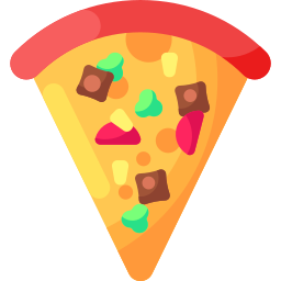 porción de pizza icono