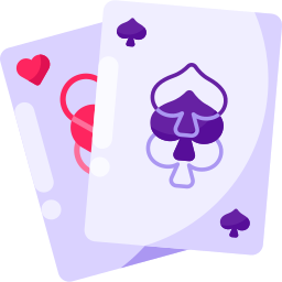 jugando a las cartas icono