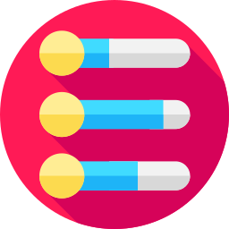 diagramme à bandes Icône