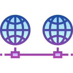 conexão global Ícone