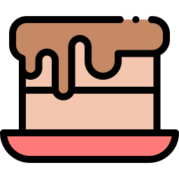 Chocolate cake icon
