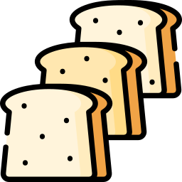 pan rebanado icono